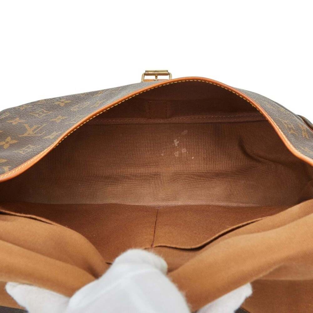LOUIS VUITTON Brown Monogram Leather Shoulder Bag - Picture 9 of 13